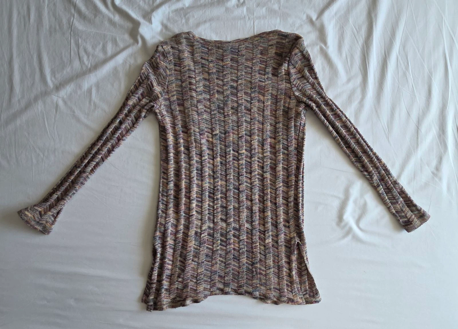 Long heathered cardigan XS Only open fine knit vest – photo 3